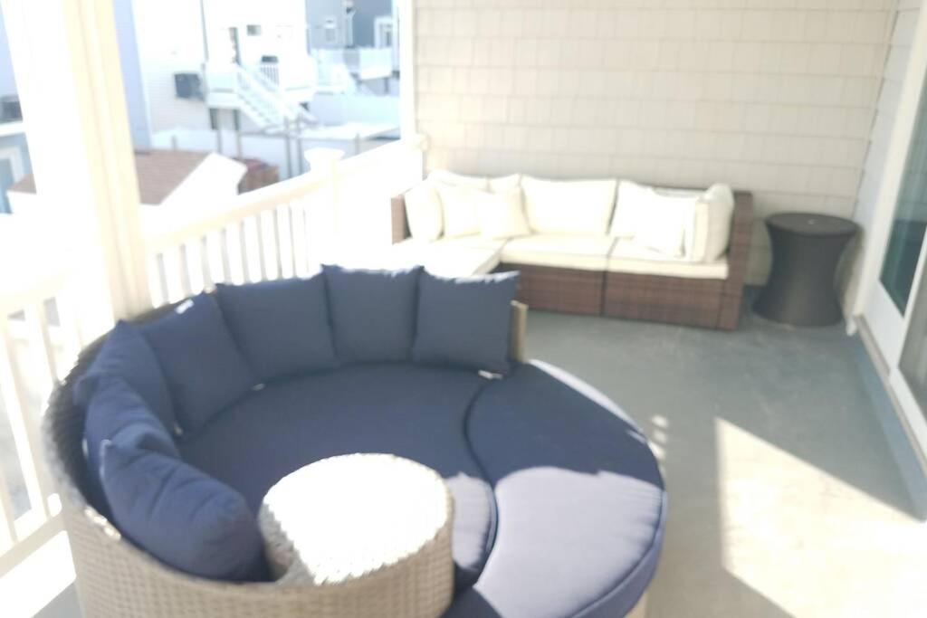Ocean And Beach Views From Five Decks In Ortley Beach Seaside Heights Exteriör bild
